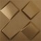 Ekena Millwork 19 5/8in. W x 19 5/8in. H Bradley EnduraWall Decorative 3D Wall Panel Covers 2.67 Sq. Ft. WP20X20BYCGH - alternate 1